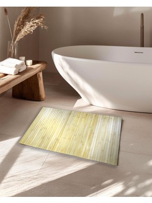 Valor Eko Bath Serisi 50X80 cm Doğal Bambu Banyo Paspası