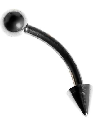 Valor Rouge Moulin Curved Barbel Spike Çelik Piercing