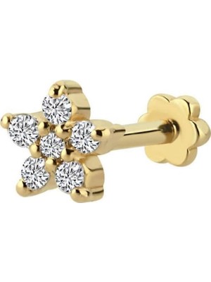 Valor Sirius Pırlanta Floral Tragus Piercing 0635E0009