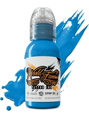Valor Donatello Blue - World Famous Ink Dövme Boyası - 1OZ/30ML