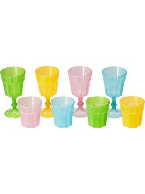 Valor Ikea Duktig Oyuncak Bardak Çok Renkli, 8 Adet Minyatür Bardak HOPKEC190689