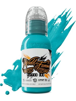 Valor Miami Blue - World Famous Ink Dövme Boyası - 1OZ/30ML