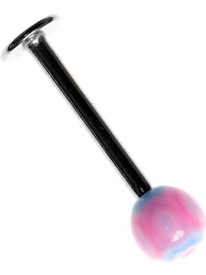 Valor Rouge Moulin Labret Stud 316 L Bioplast Piercing TDGR00937