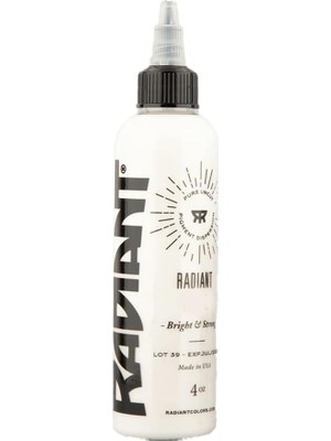Valor Super White - Radiant Tattoo Dövme Boyası - 4OZ/120ML