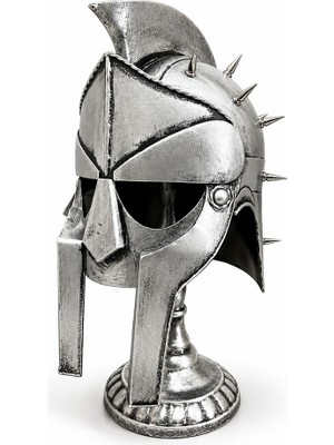 ÖNÇ - PRİME Spartalı Gladyatör Miğferi Biblosu - Metal - 45X20 cm Dekoratif Obje