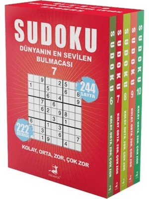 ÖNÇ - PRİME Sudoku Dünyanın En Sevilen Bulmacası 5 Kitap Set