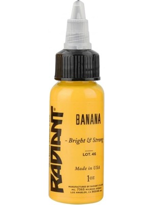 Valor Banana - Radiant Tattoo Dövme Boyası - 1OZ/30ML
