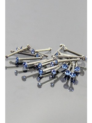 Valor Rouge Mavi Taşlı Hızma Piercing