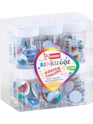 Valor Mikro Kirpikli Göz GG-1208E 1 Tüp GG1208-E 12 Li (1 Paket 12 Tüp)