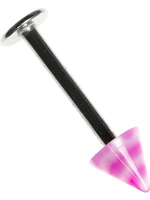 Valor Rouge Labret Stud Çelik Spike Piercing TDGR00926