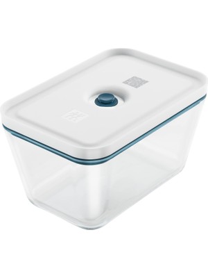 Valor Zwilling Fresh & Save Vakumlu Saklama Kabı, L, Borosilikat Cam, Akdeniz Mavisi