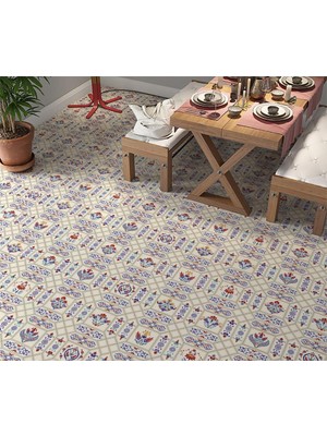 Valor Stickerart Yer Kaplama Zemin Kaplama Folyosu 65X130 cm Turk Patchwork