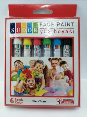 Valor Südor 6 Renk Yüz Boyası