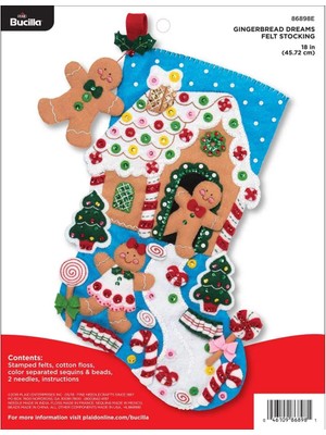 Valor Keçe Çorap Seti Gingerbrd