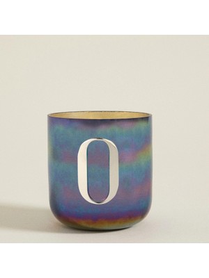 Valor Chakra Metal Harfli Kokulu Mum, Gunmetal, O