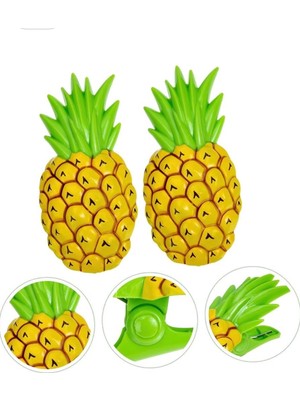 Valor Ananas Şeklinde Jumbo Boy Havlu Mandalı Klipsi, Plaj Havlusu Tutucu, Şezlong Battaniye Sabitleme Ak