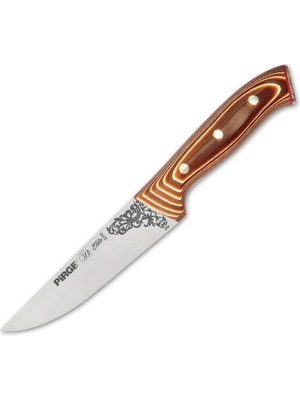 ÖNÇ - PRİME 32101 Elite Kurban, Kasap Bıçağı 14,5 cm - Kahverengi Perçinli Kompozit Sap