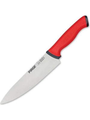 ÖNÇ - PRİME 34161 Duo Şef Bıçağı 21 cm - Kırmızı Kaymaz Sap