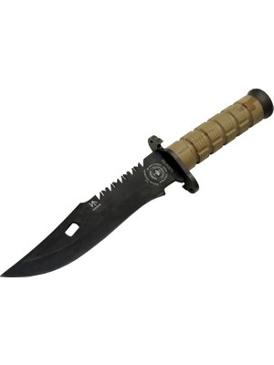 ÖNÇ - PRİME Salgur S 4759 Türk Tipi Komando Bıçağı 28,5cm - Testere Detaylı Bıçak, Ipli, Kılıflı