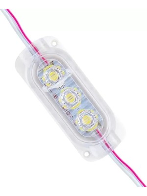 ÖNÇ - PRİME Powermaster 12 Volt 0.6 Watt Soğuk Beyaz 2835 65 x 25 mm IP65 120 Lümen 160 Derece Modül LED