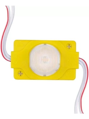 ÖNÇ - PRİME 12 Volt 1.5 Watt LED Modül - Sarı Renk - 3030 Çip - 40X30 mm