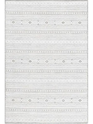 Vivense Sand Gri Krem Temizlenebilir Halı, 65543A, 100X300