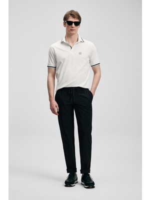 Lufian Daxon Smart Erkek Chino Pantolon Slim Fit Siyah