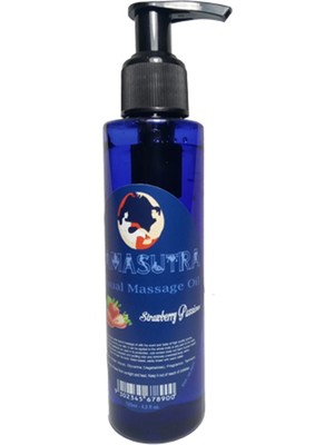 Vexor Kamasutra Çilek Aromalı Masaj Yağı Pure Edible Strawberry Flavor Massage Oil 125 ml