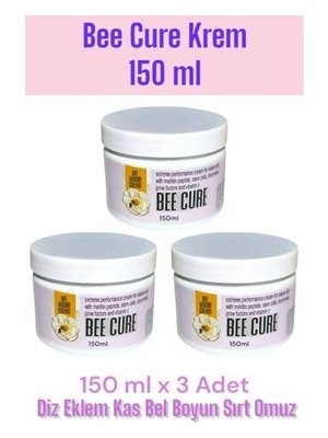 Vexor Bee Cure Krem Ağrılarınız Için Vücut ve Bölgesel Bakım 150 ml x 3 Adet