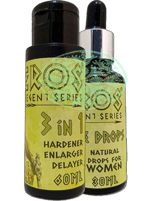 Vexor Eros Legent Erkeklere 3 Özellikli Katılık Süre Şekillendirme Kremi 60ML + Soğuk Kadınlara Içecek 30 ml