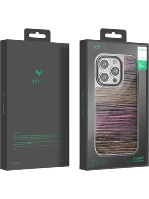 Vexor iPhone 15 Pro Max Wave Kapak - Derin Mor