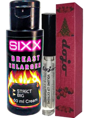 Vexor Dojo Hotlip Plumper Dolgun Dudak Ürünü ile Sıxx Göğüsşekiııendirici Krem 60 ml