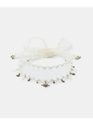 Venüs Design Tül Charmlı Choker Kolye