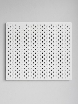 Ardel Mobilya 76 x 56 cm Beyaz Delikli Pano Duvar Organizeri 1 Parça Çok Amaçlı Kullanım