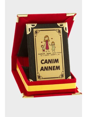 Zero Land Kmrsfres Canım Annem Plaketi-Kırmızı