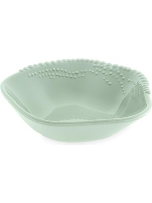 Meks Jumbo Maris Melamin Mint Yeşili Çukur Tabak 15.5X15.2X4.3 cm