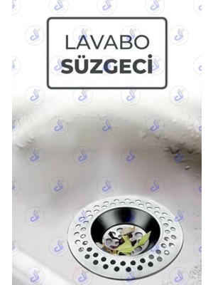 Meks Paslanmaz Metal Lavabo Süzgeci