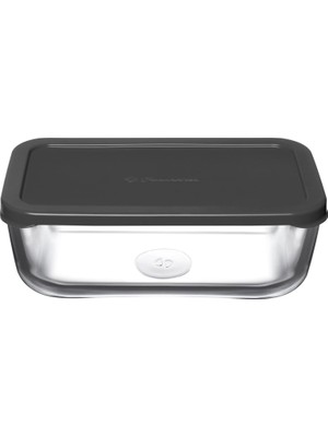Meks Paşabahçe Snow Box Saklama Kabi 1225 cc Plasti̇k Gri̇ Kapakli