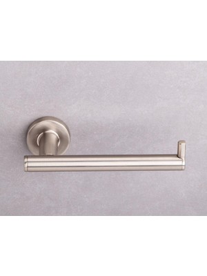 Meks System Hoop Tuvalet Kağıtlığı Saten Renk 47X72X156 mm