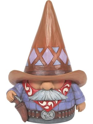 Meks Enesco Jim Shore Kovboy Cüppesi, Heykelcik, 17 cm H