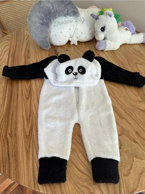 Meks Peluş Hayvan Figürlü Panda Figürlü Uyku Tulumu Kostüm