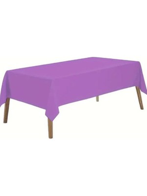 Meks Beysüs Plastik Kullan At Masa Örtüsü Mor 137 * 270 cm