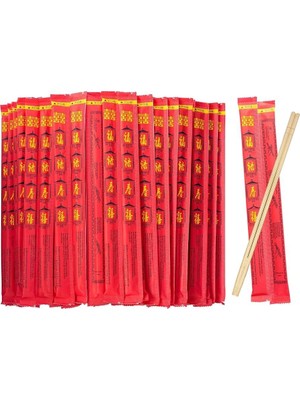 Meks 100 Çift Chopstick (Yemek Çubuğu) 24 cm | Uzakdoğu Mutfağı Için | Sushi & Noodle Uyumlu | Dayanıklı