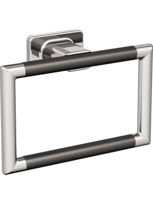 Meks Amerock Corp BH26612PNGM Esquire Havlu Halkası, Cilalı Nikel/top Metali