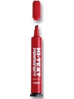 Meks Fibracolor Hi-Text 830PC Kesik Uçlu Permanent Kalem 6 mm Kırm