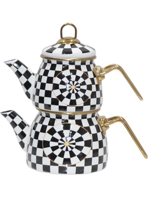 Meks Pr Home Dama Mini Model Emaye Çaydanlık