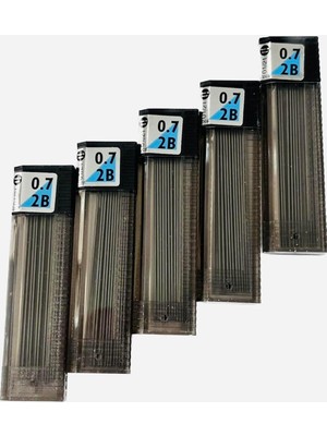 Meks Tombow Leader Kalem Ucu 0.7 mm 2b, 5 Tüp Set