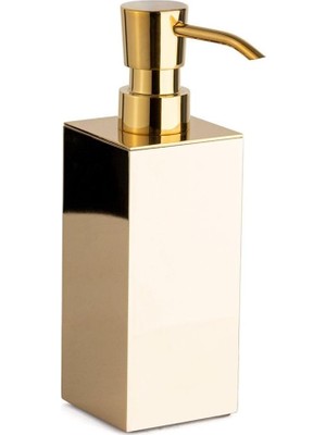 Meks System Tezgah Üstü Sıvı Sabunluk 250 ml Gold Renk 1190X60X86 mm Gold Tek Ebat BA2002 006 Gl