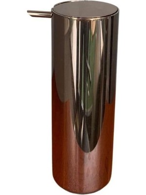 Meks System Basmalı Sıvı Sabunluk Rose Renk 300 ml - 168X60X83 mm