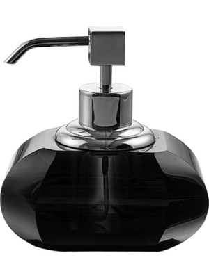 Meks System Soap Dispenser Black-Chrome 80 ml Siyah Tek Ebat BA2047 006 C2-Cr
